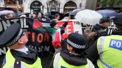 Eleven arrested at pro-Palestinian marches in London